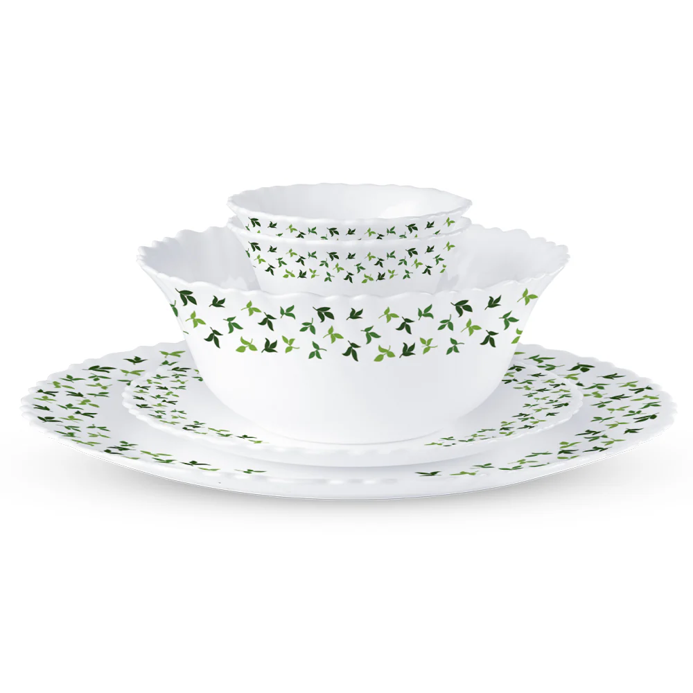 Larah by Borosil Sage 47 pc Dinner Set