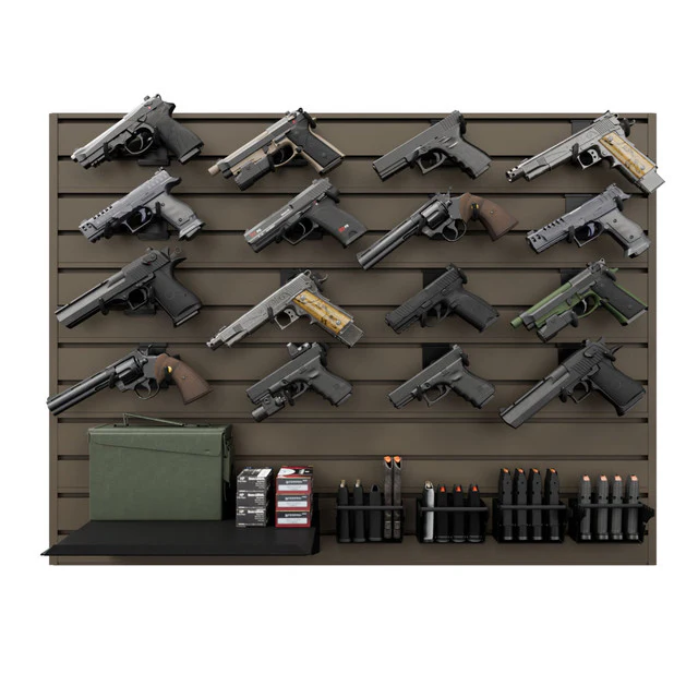Hold Up Displays 16 Pistol Gun Wall Bundle HD109