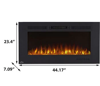 Napoleon 42-In Allure Phantom Wall Mount Electric Fireplace