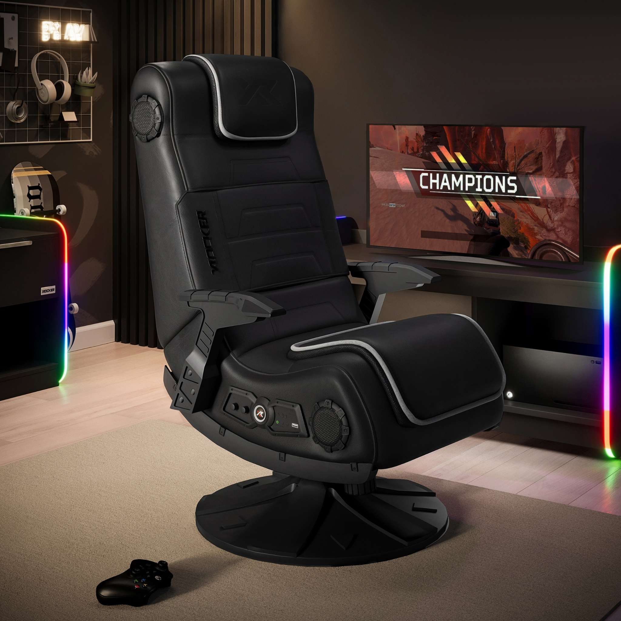 X-Pro 4.1 Audio Console Gaming Chair - Black