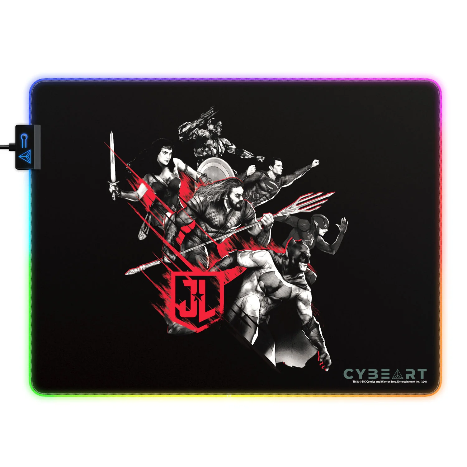 Justice League - Ready For Fight Gaming Mouse Pad