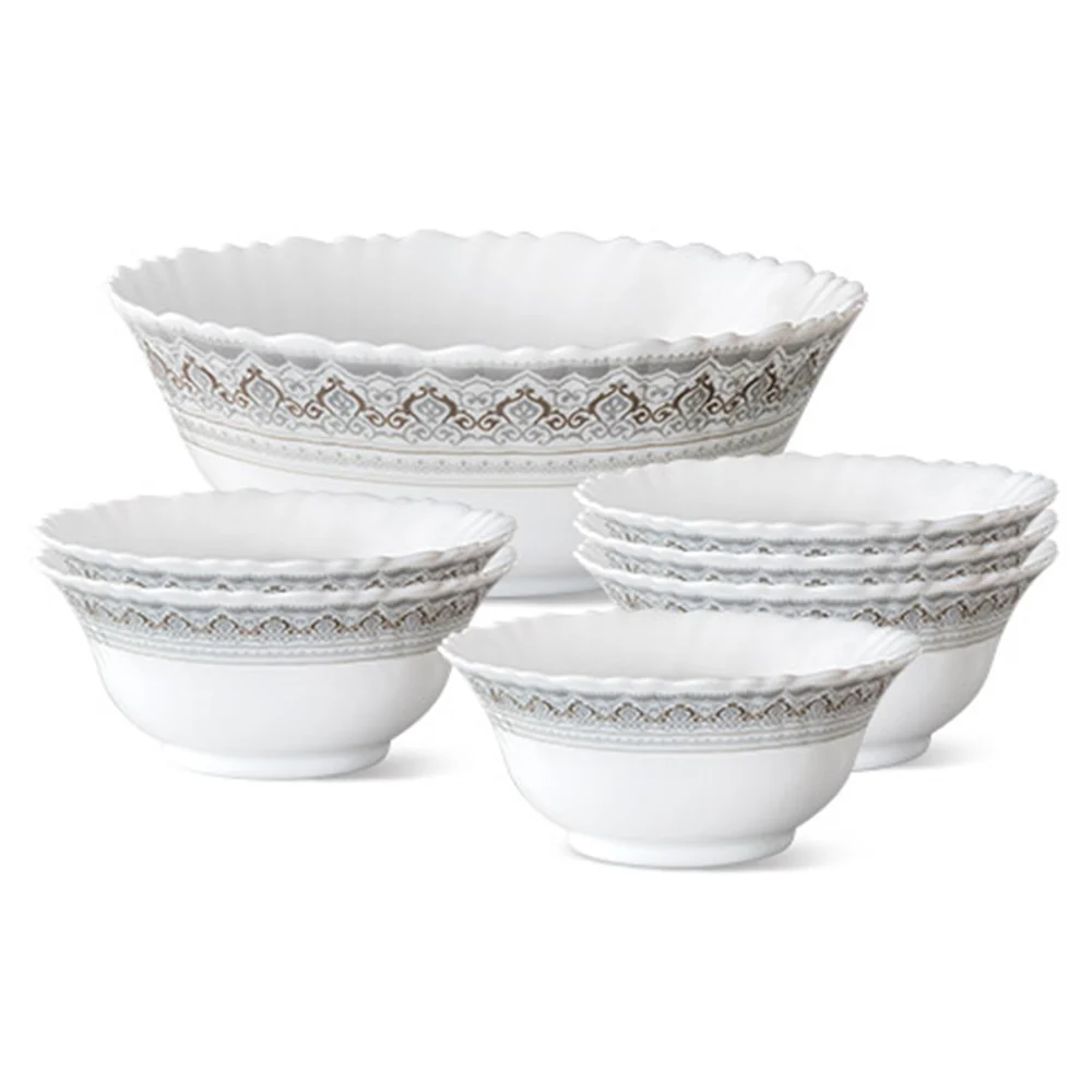 Larah by Borosil Classic Pudding Set, 7 pc (Small)