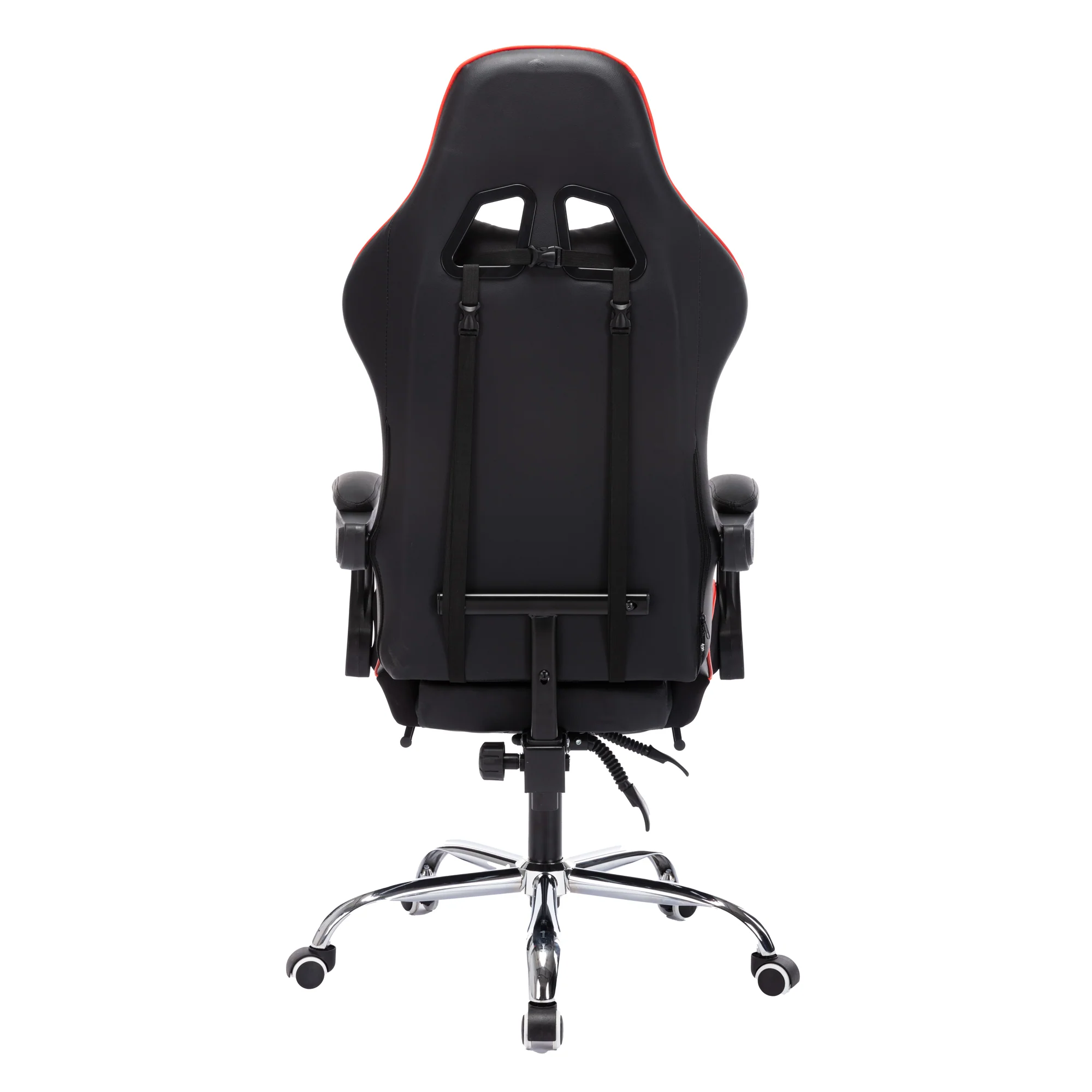 Neo Gaming Chair Red & Black Leather with Massage Function