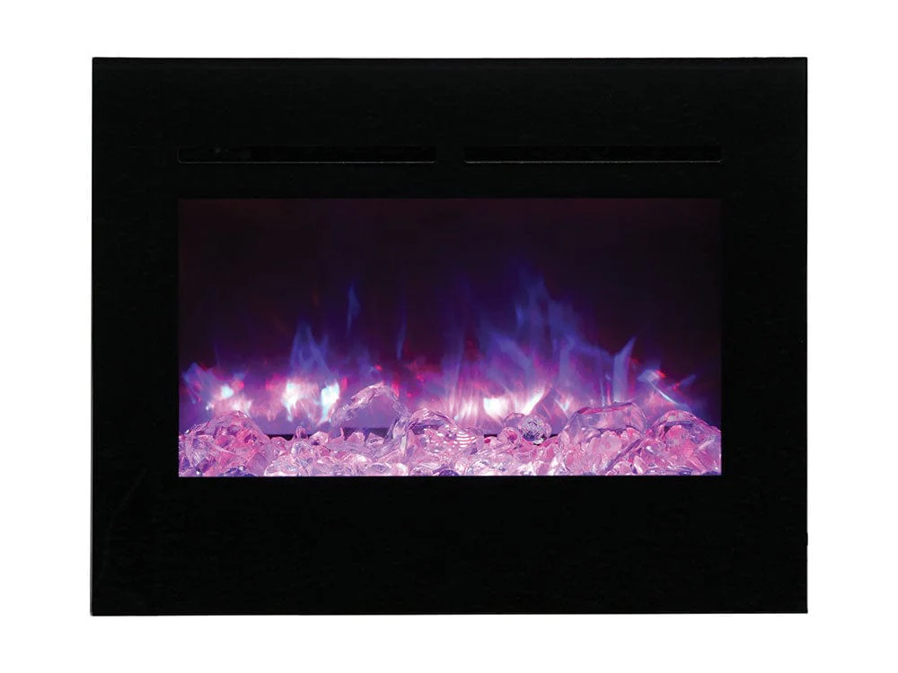 Amantii Zero Clearance Series Flush Mount 30-In Built-In Electric Fireplace - ZECL-30-3226-FLUSHMT