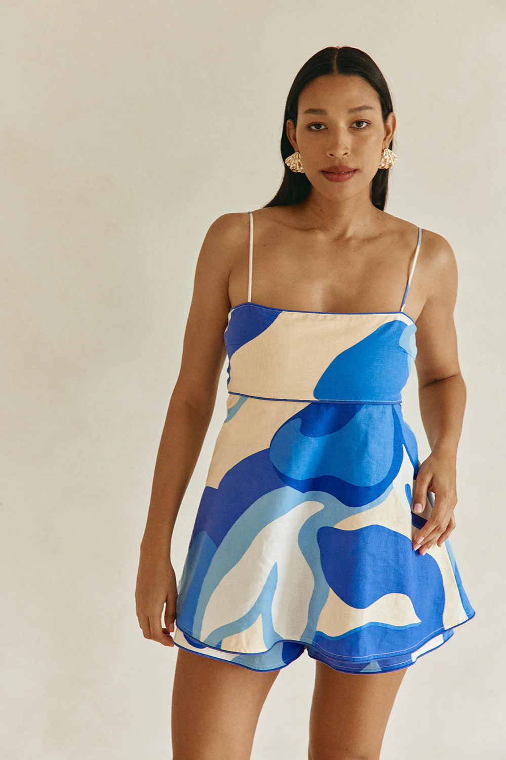 Mirella Playsuit - Valley Blue