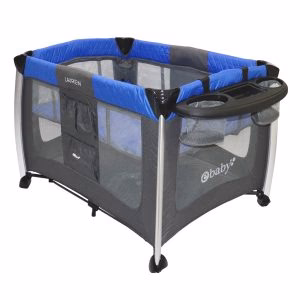 Cuna Corral De Lujo Lauren Eb730 Ebaby Azul