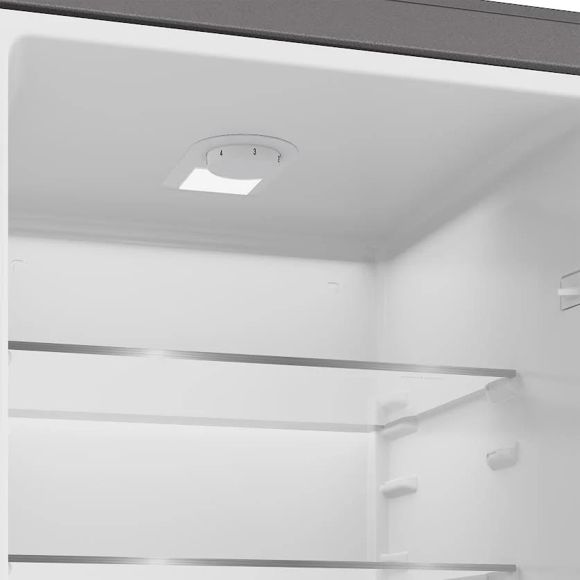 Defy 245L Fridge Freezer with Water Dispenser Metallic