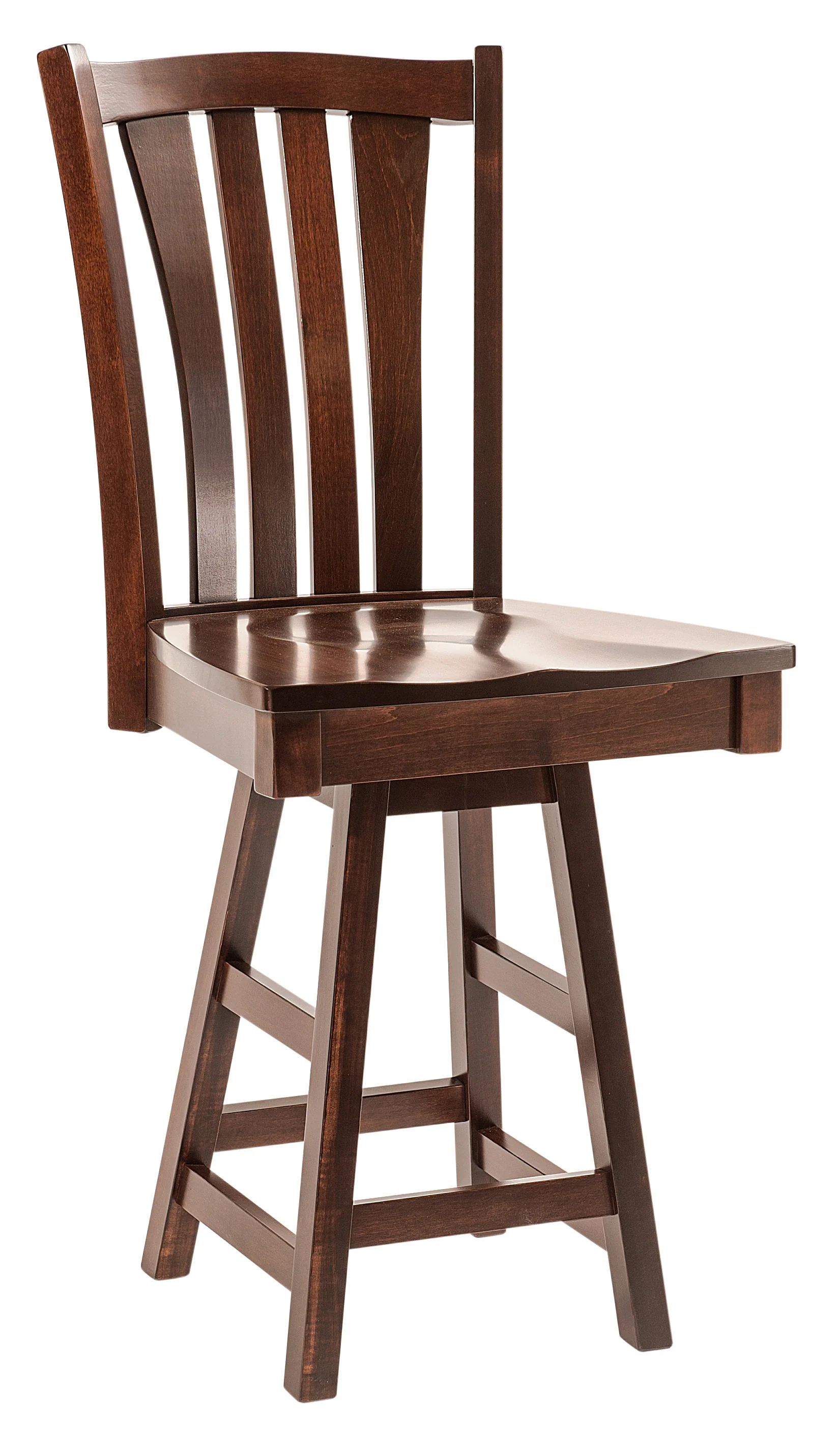 Amish Harris Swivel Bar Chair