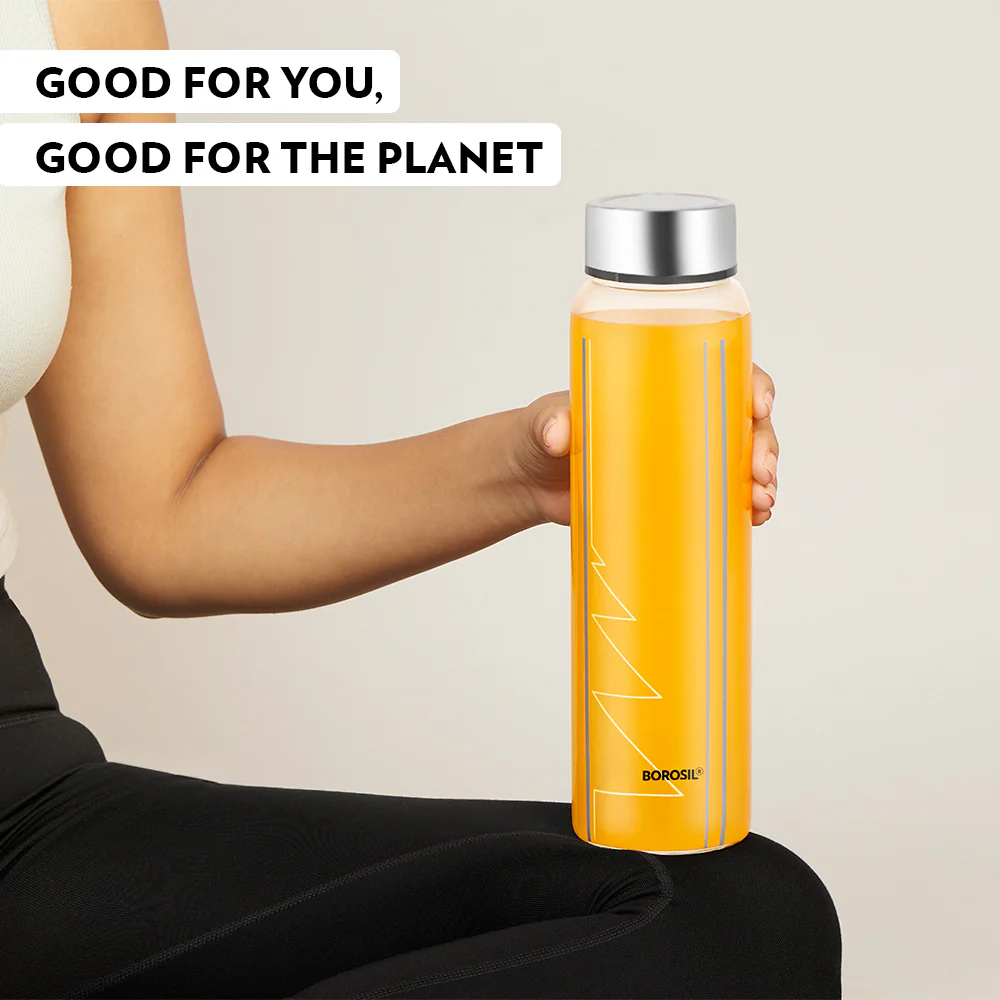 Crysto Wide Mouth Sintra Glass Bottle