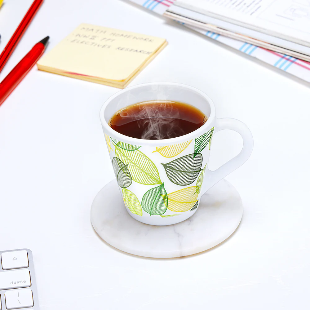 Larah by Borosil Novelty Noma Mug Set, 160ml x 6