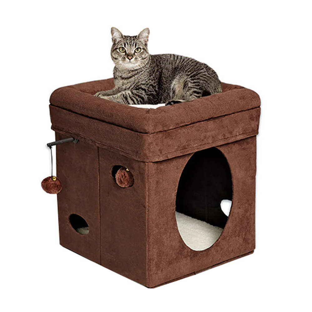 Mid West® Curious Cat Cube 16 Inch