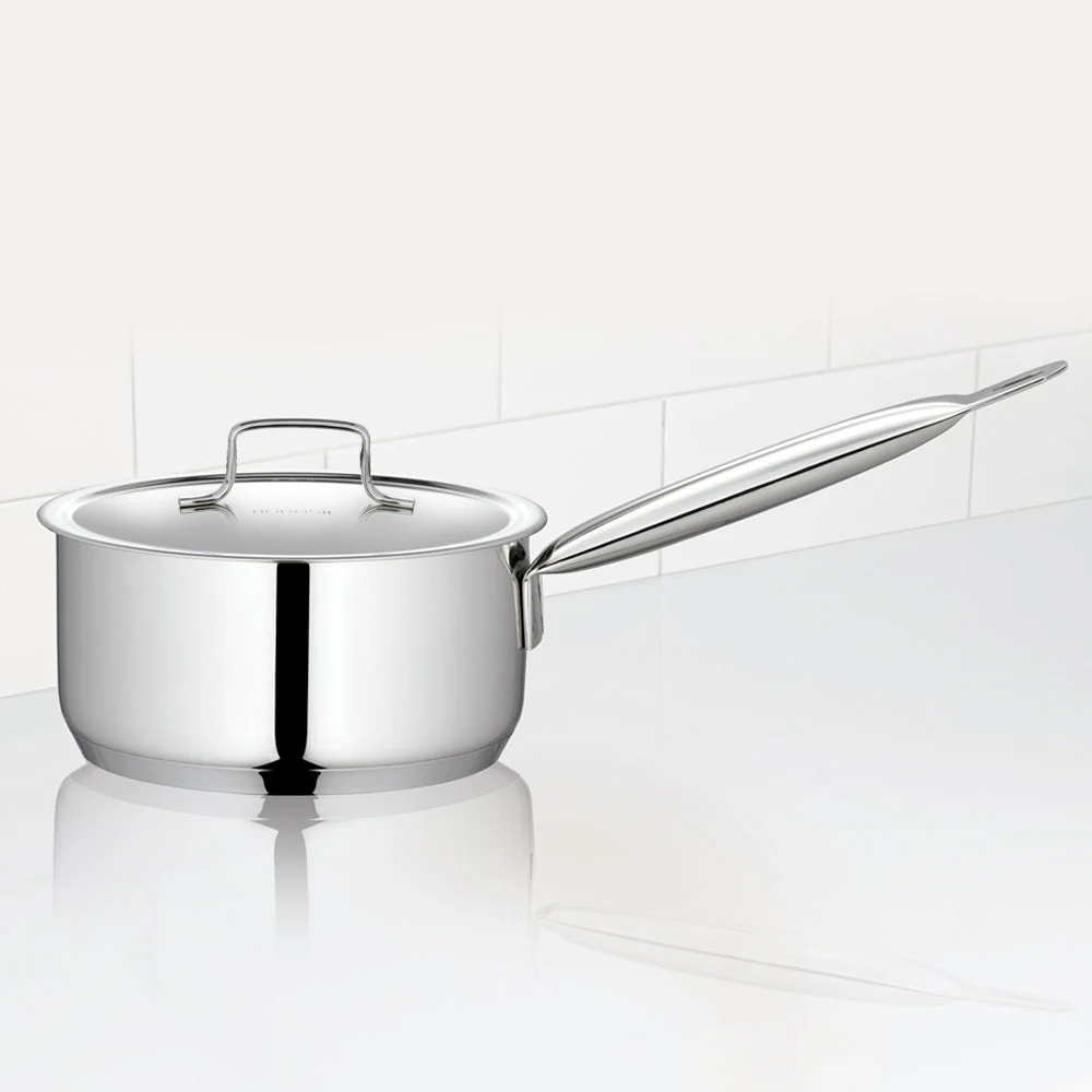 Borosil Cookfresh SS Saucepan + Lid, 2.2L