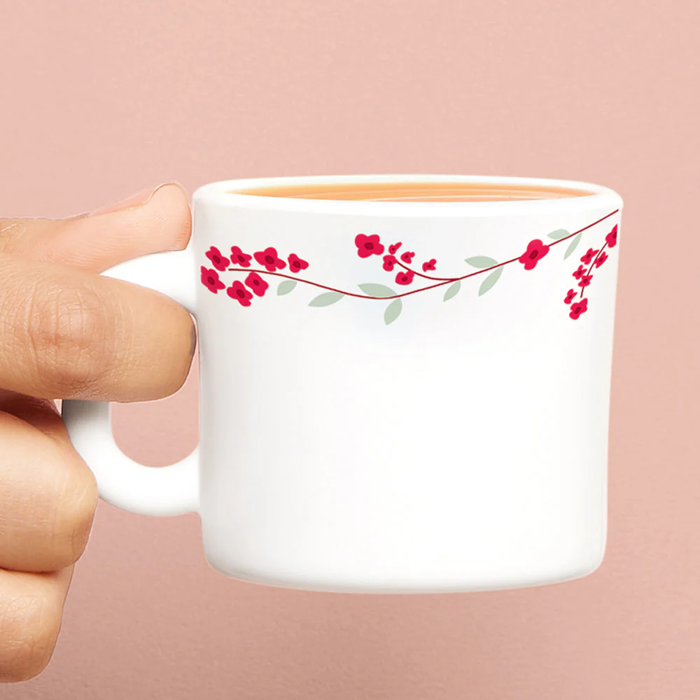 Larah by Borosil Verona Mug Set, 240ml x 2