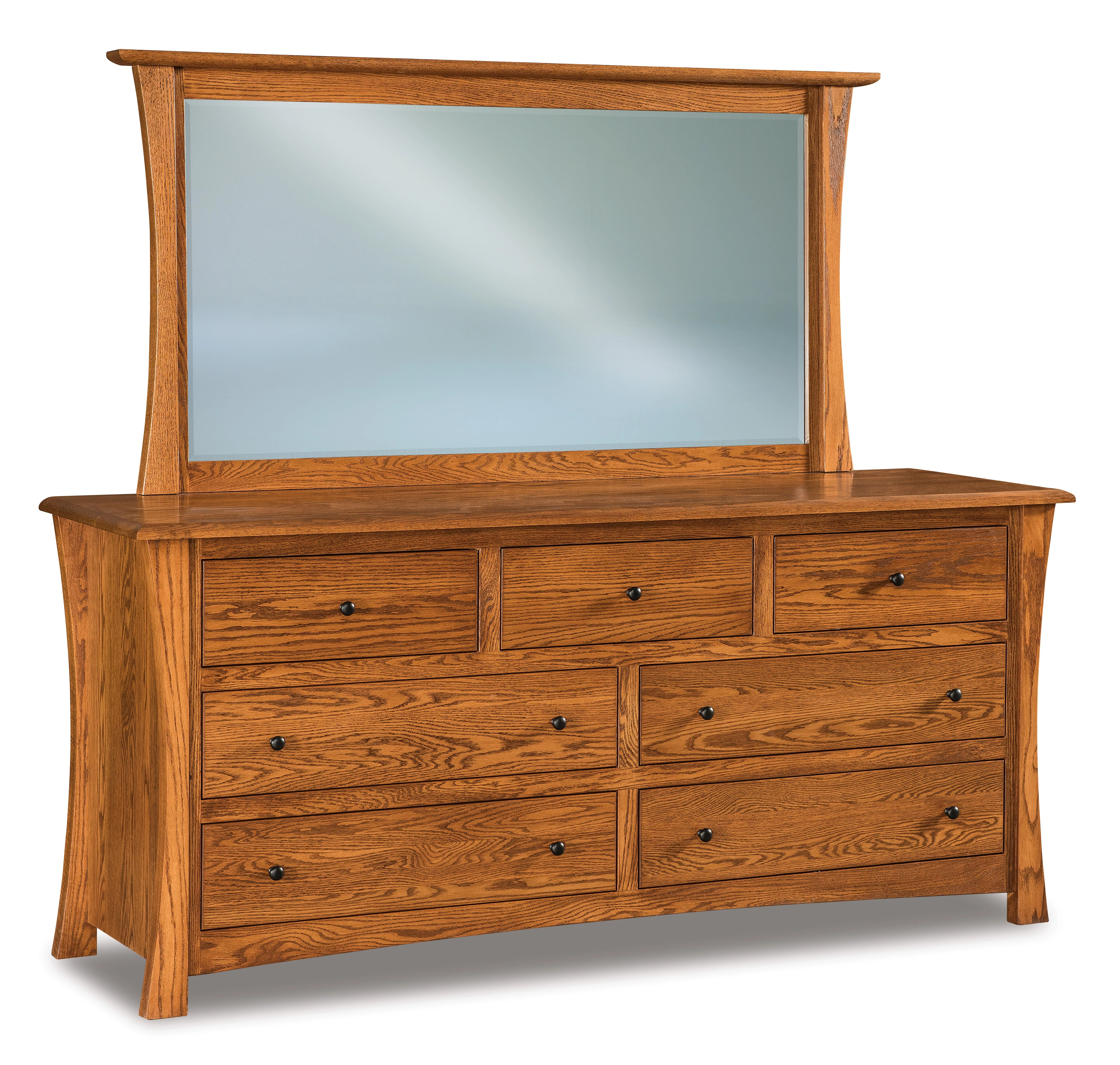 Amish Matison Seven Drawer Dresser