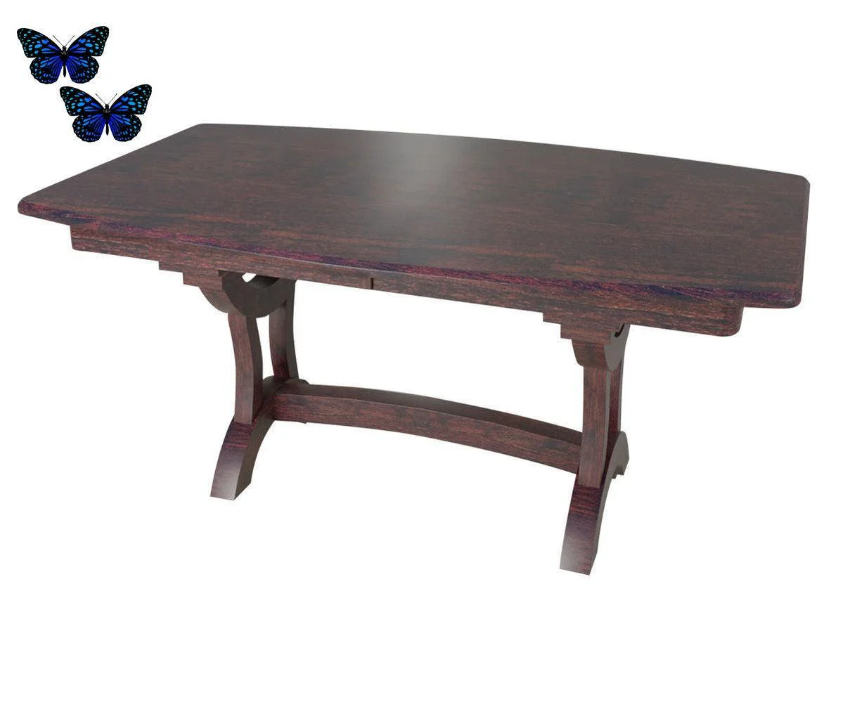 Amish Bridgeport Double Pedestal Table