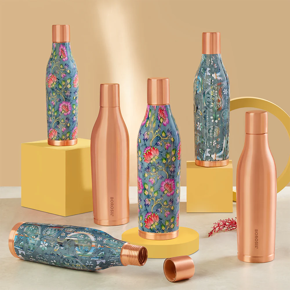 Gemini Vera Copper Bottle, 1L