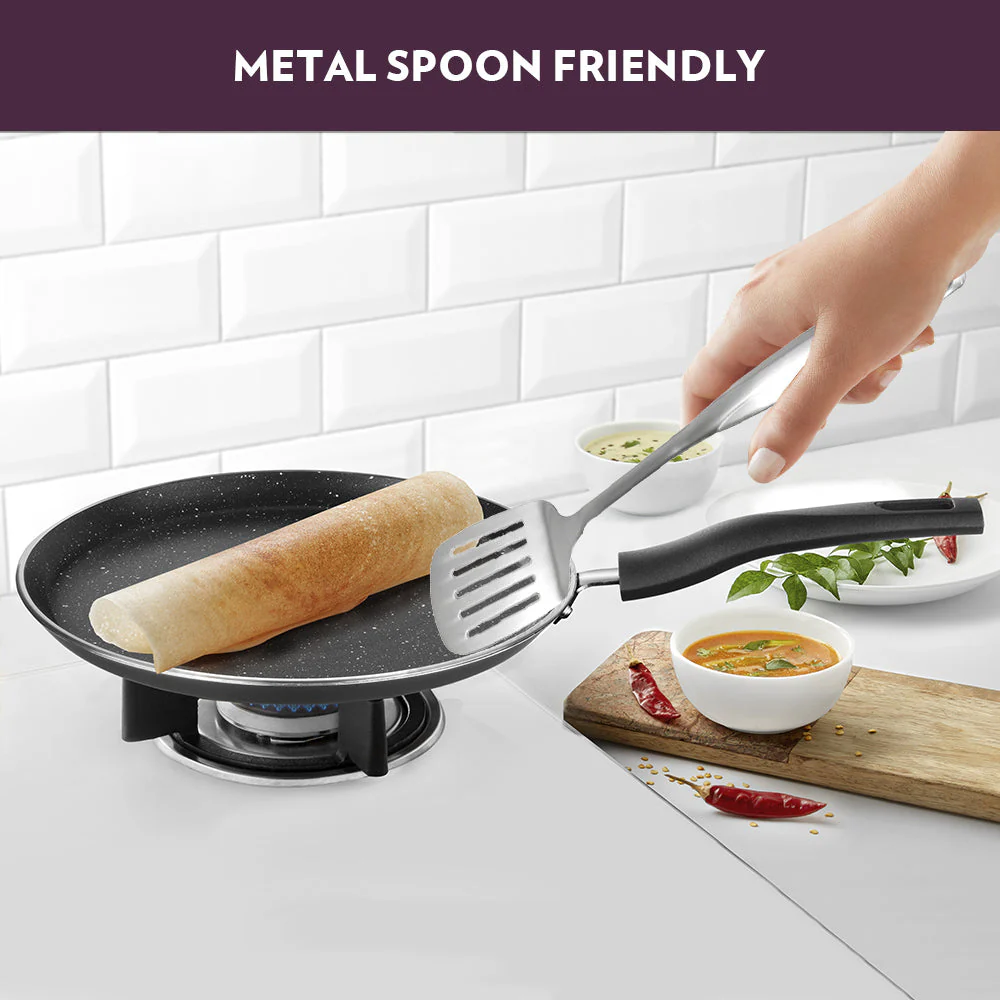 Borosil Granito Nonstick Tawa, Flat, 30 cm