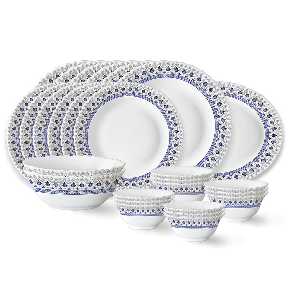 Larah by Borosil Ocean Dinner Set, 27 pc