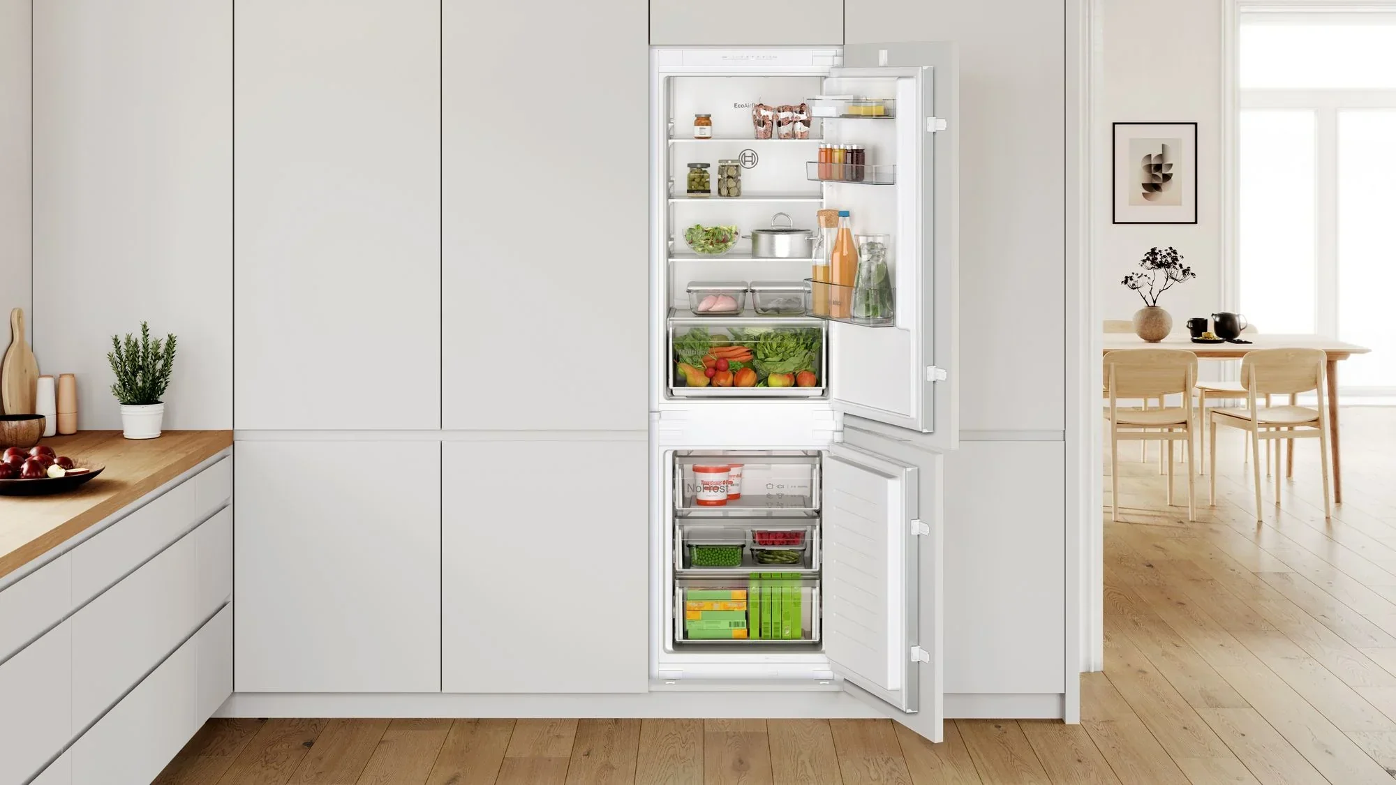 Bosch Series 4 built-in fridge-freezer | KIN86VSE0G
