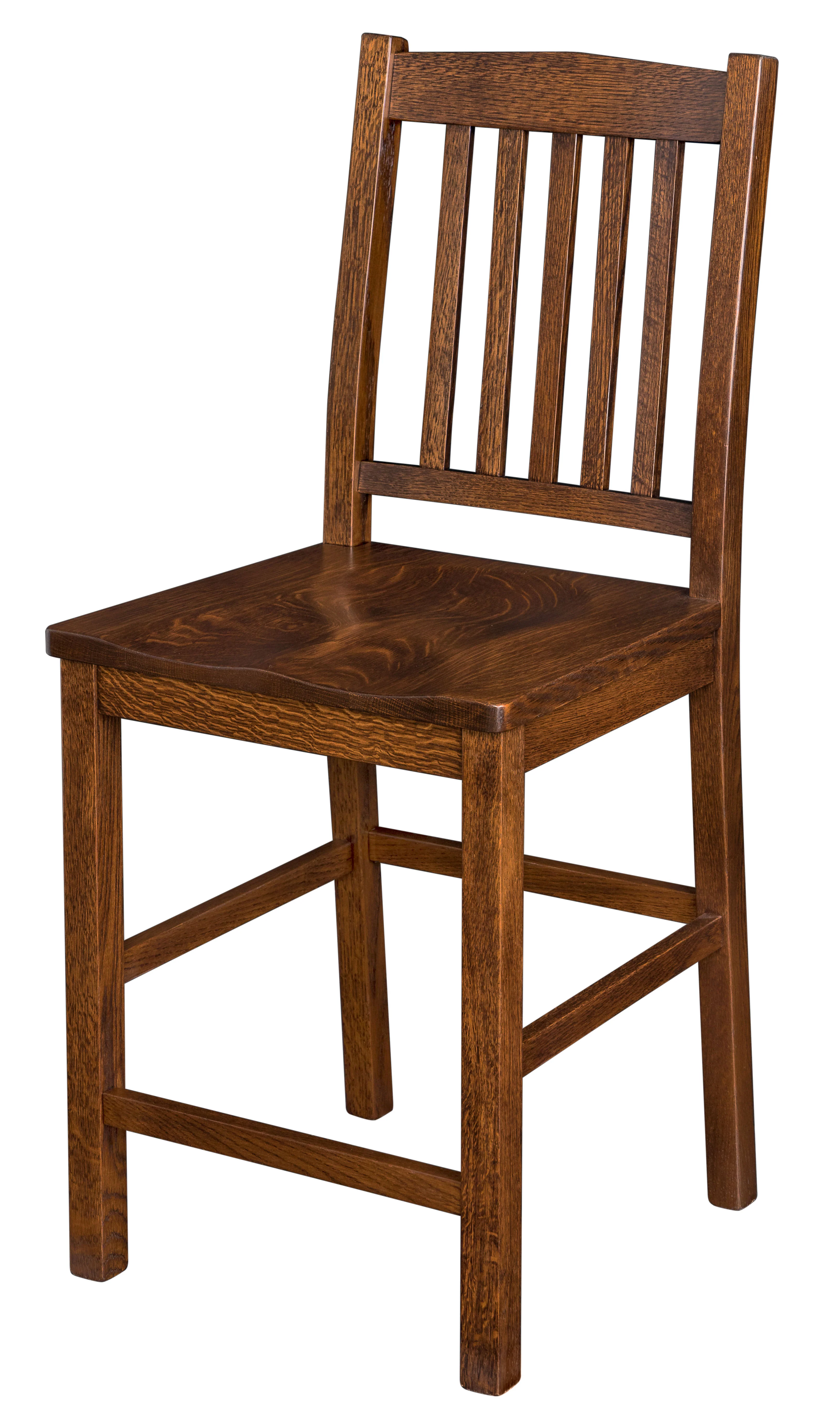 Amish Mission Stationary Bar Chair