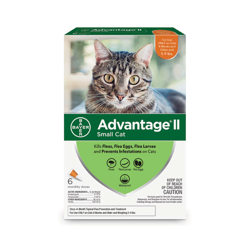 Advantage® II Flea Treatment for Small Cat 6 Dose