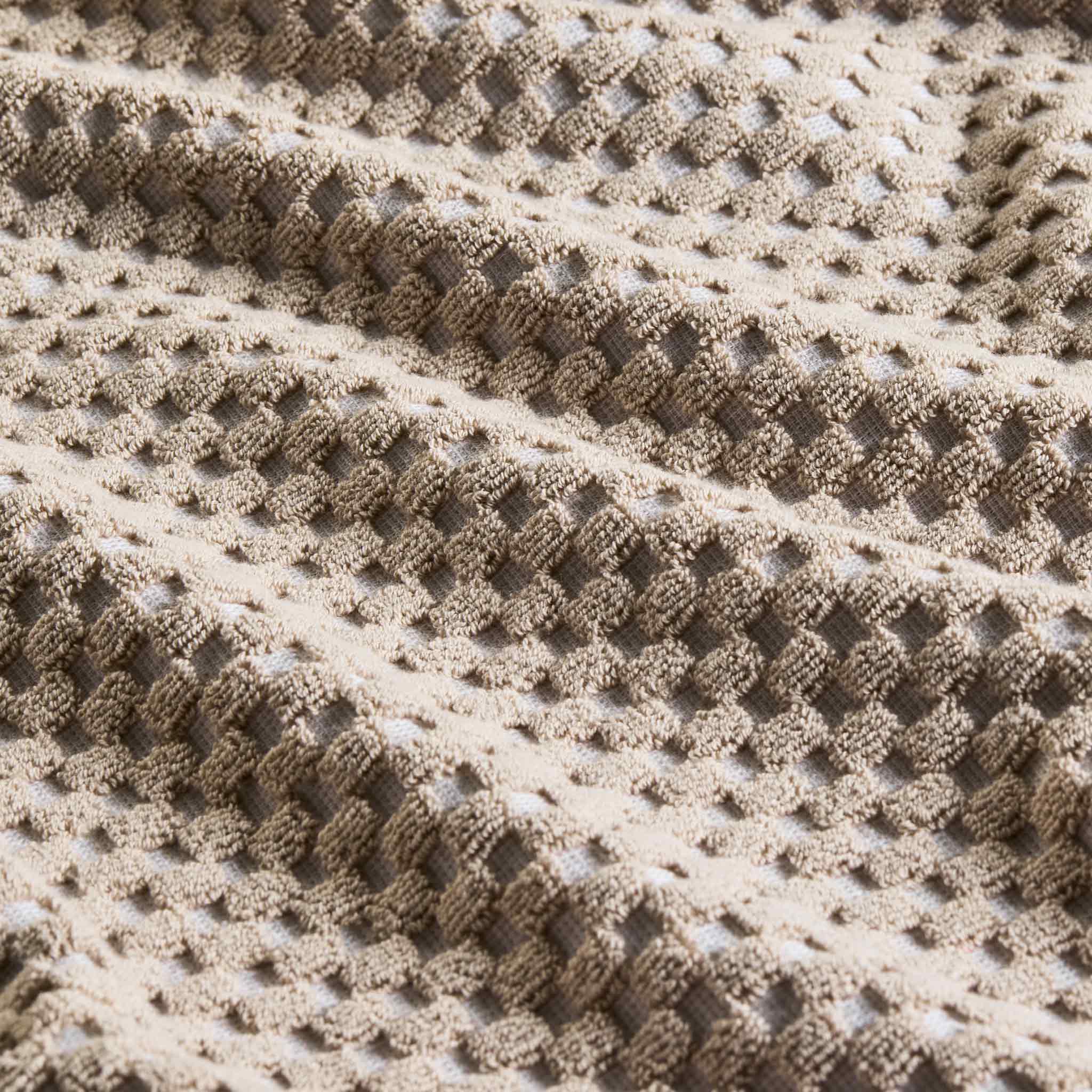 Checkered Jacquard Bath Towels - Last Call