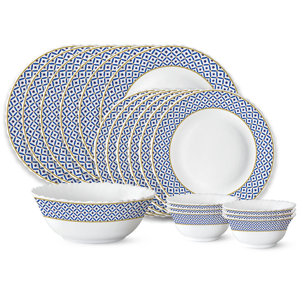 Larah by Borosil Juliet Dinner Set, 6 pc