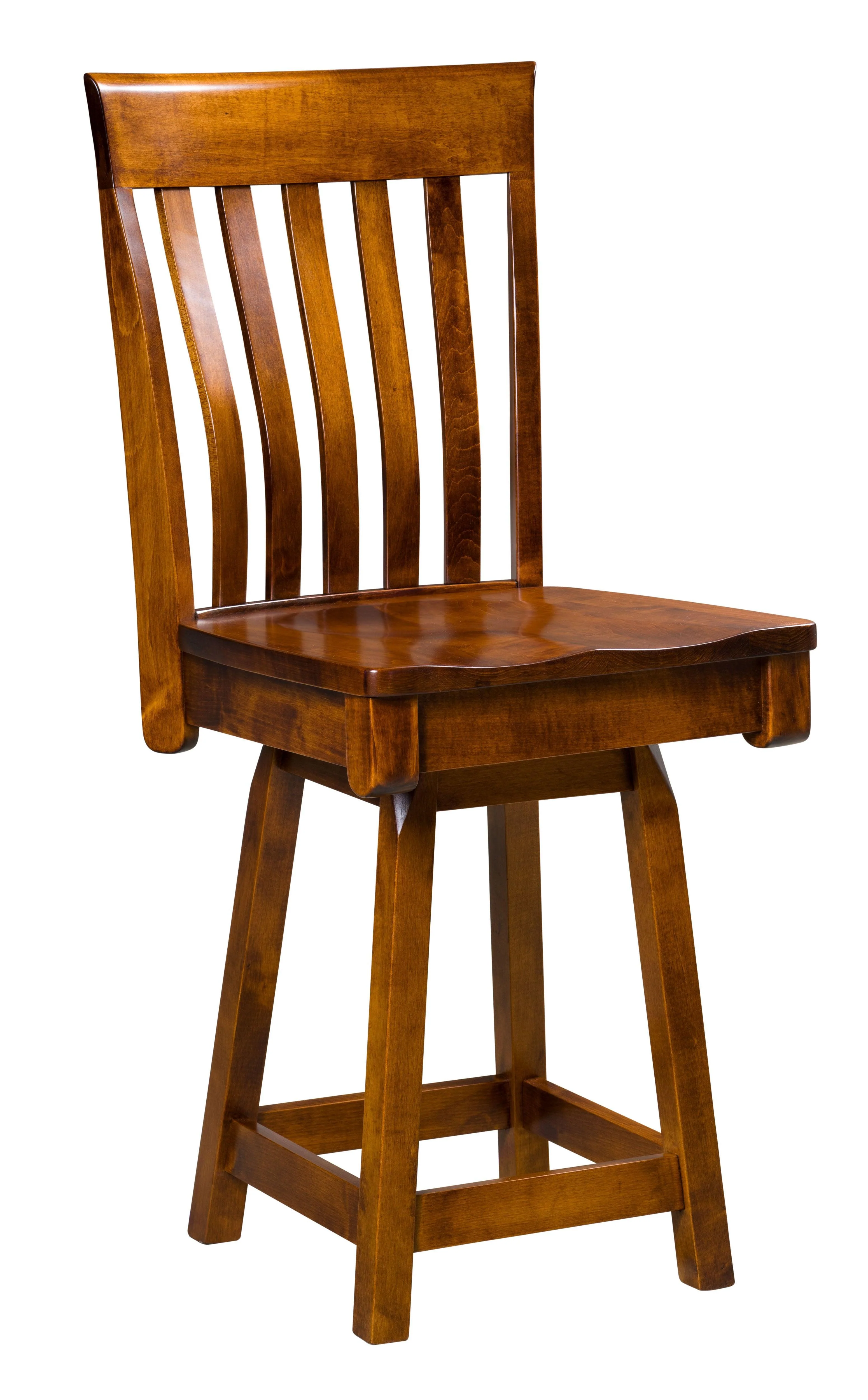Amish Berkley Swivel Bar Chair