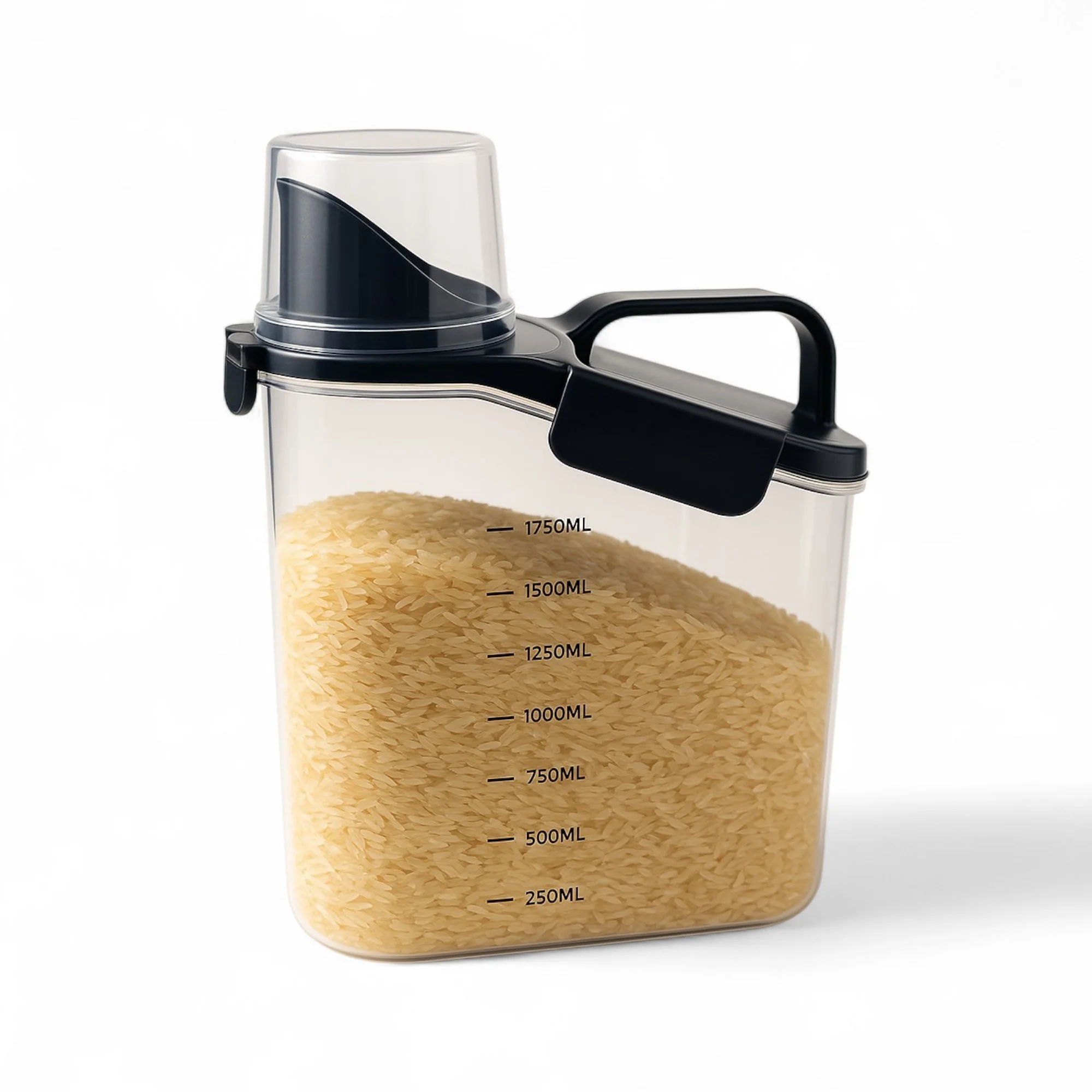 CH 1.75Lt Canister with Measuring Cup Clear