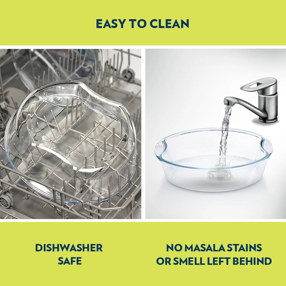 Borosil EasyGrip Round Cake Dish, 1.5L