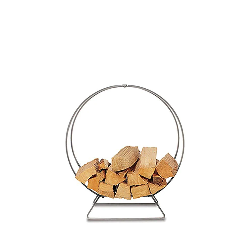 Log Hoop, Stainless Steel 24-in