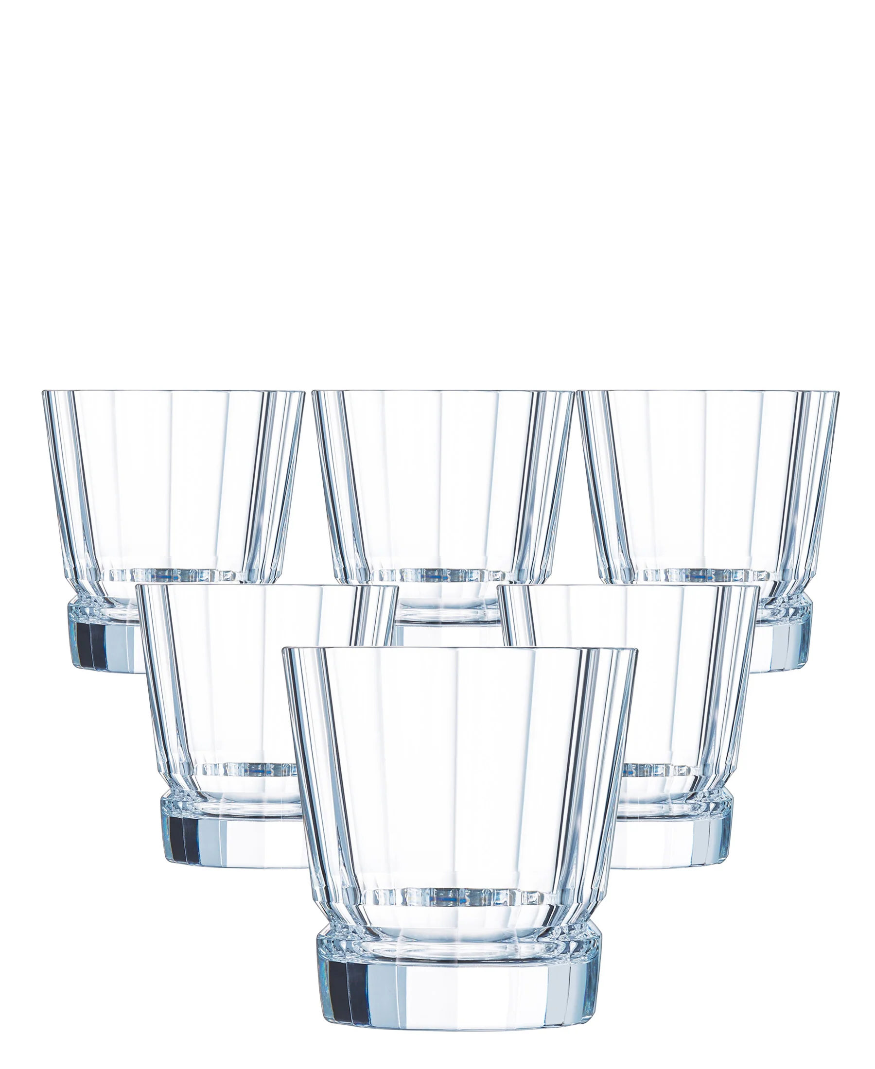 Cristal D'Arques Macassar 380ml Tumbler 6 Piece - Clear