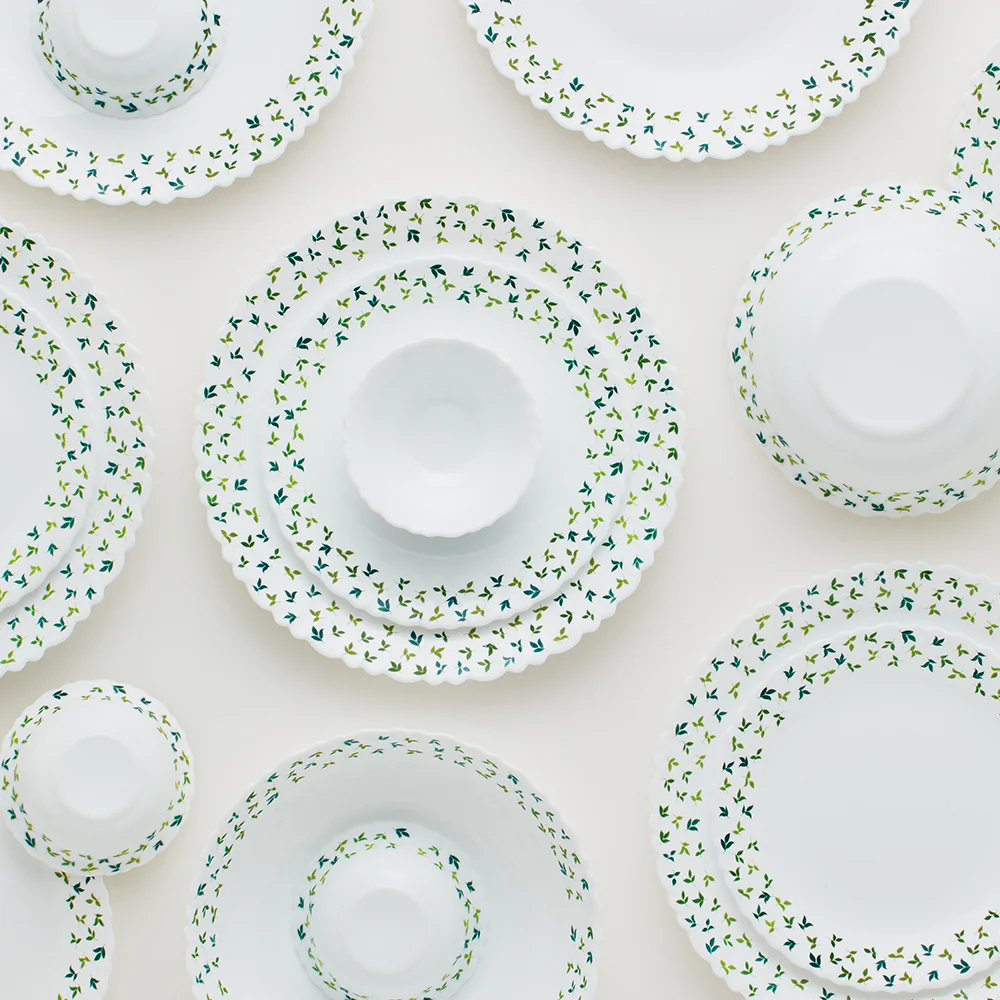 Larah by Borosil Sage 19 pc Dinner Set