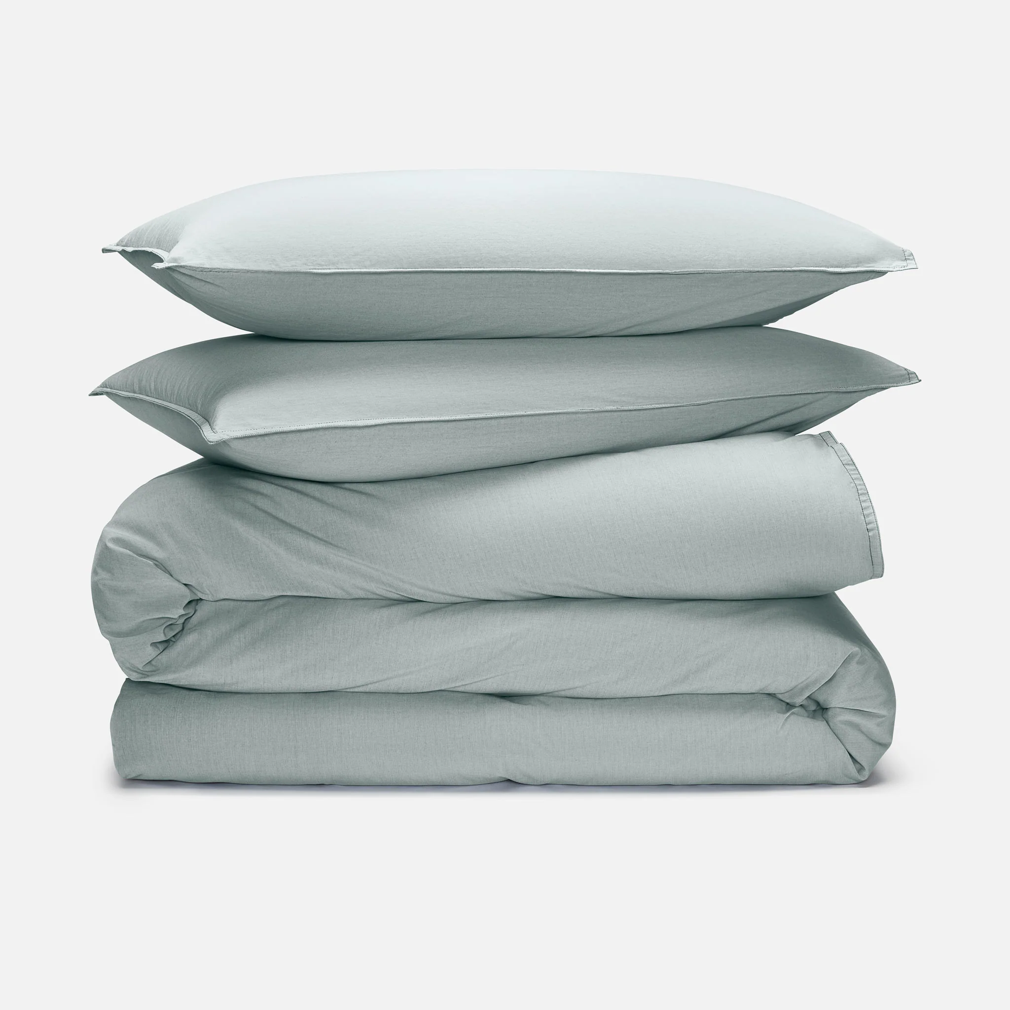Washed Classic Percale Duvet Set
