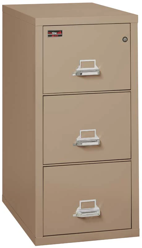 FireKing 3-2144-2 Two-Hour Three Drawer Vertical Legal Fire File Cabinet