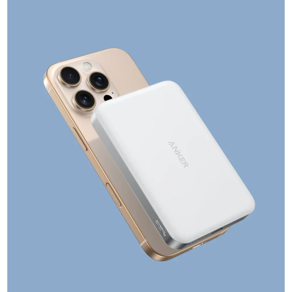 Anker MagGo Slim Wireless Power Bank 10,000mAh - White | A1664H21