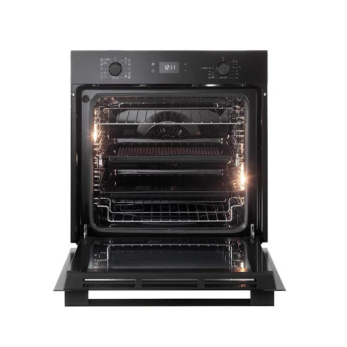 Elba Elio 60cm Electric Multifunction Oven Black