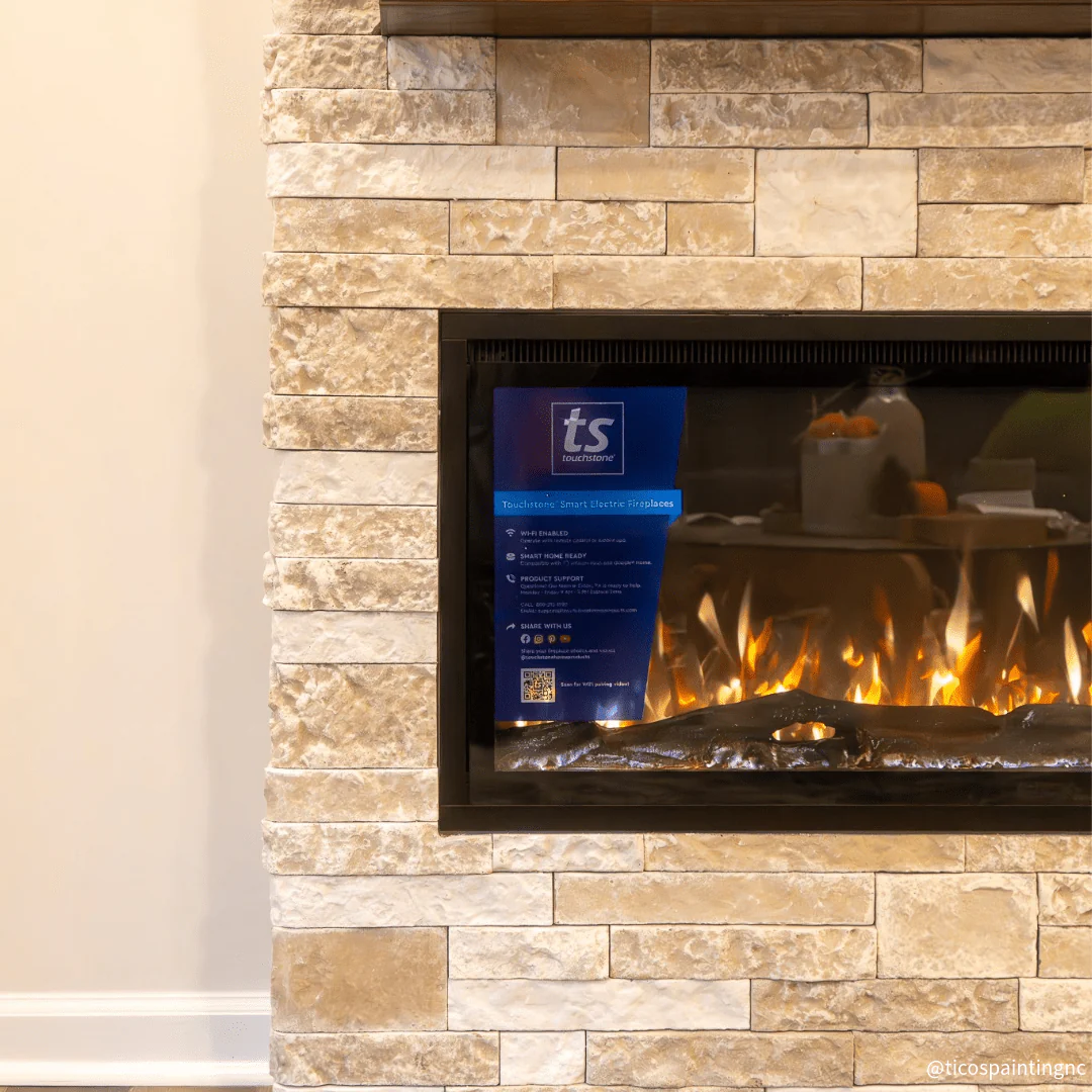 Sideline Elite 50 Inch Recessed Smart Electric Fireplace 80036