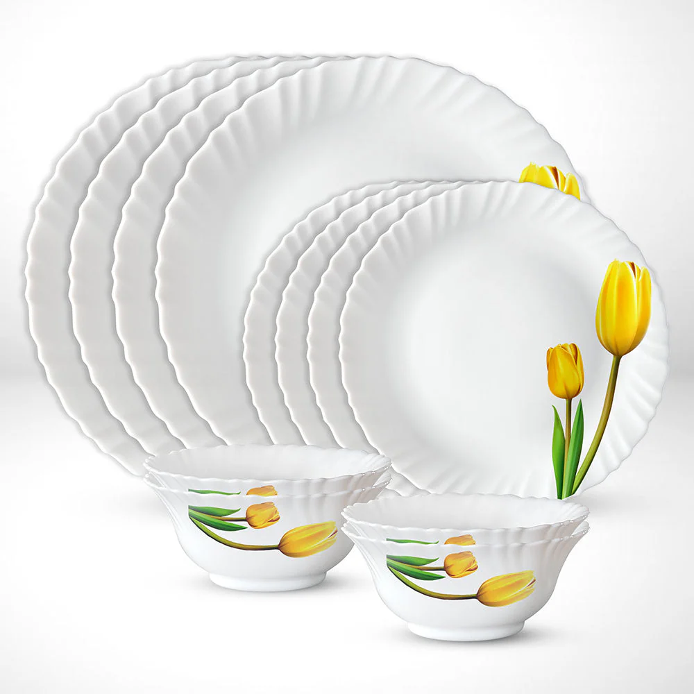 Larah by Borosil Lyana Dinner Set, 6 pc