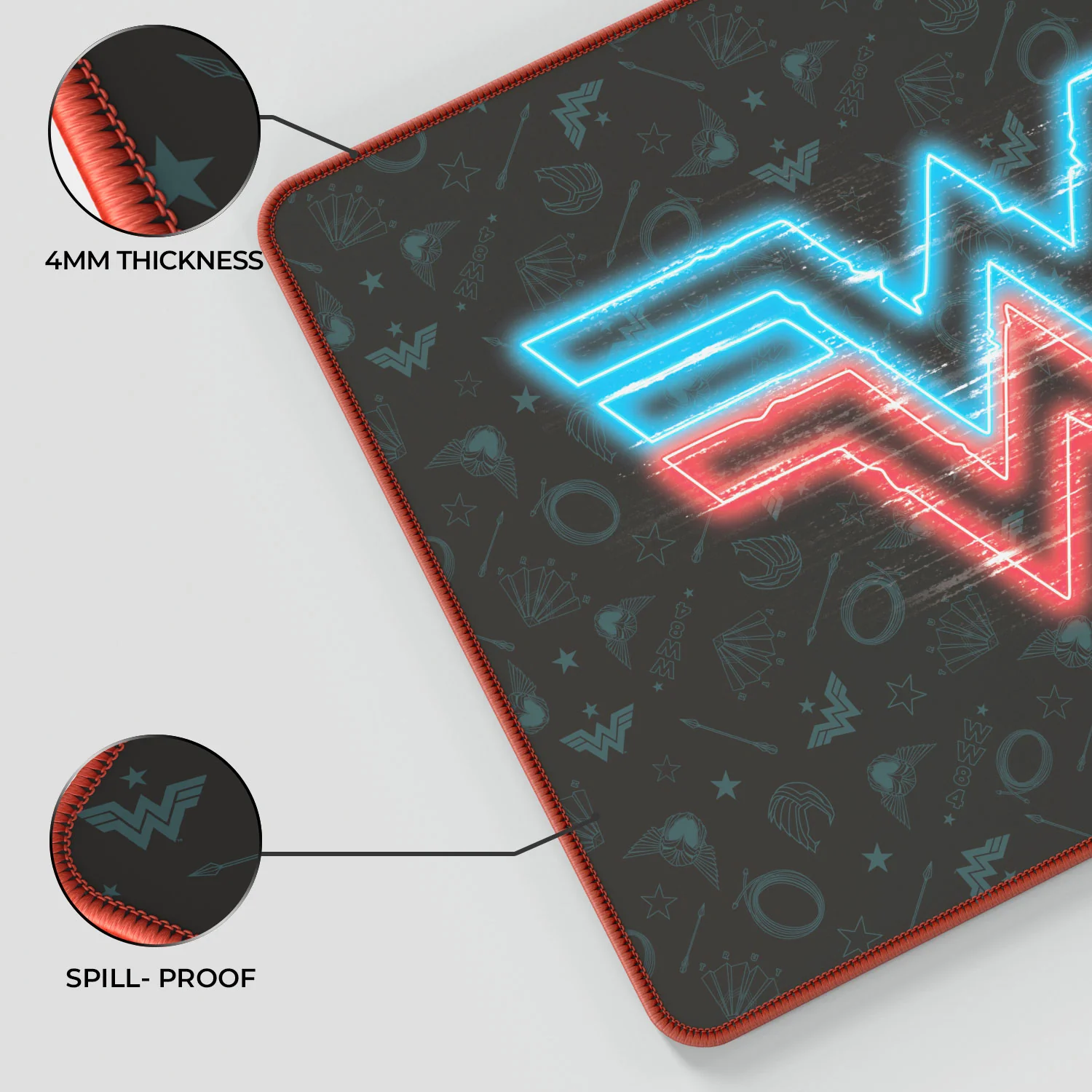 Wonder Woman - Electrified Gaming Mouse Pad