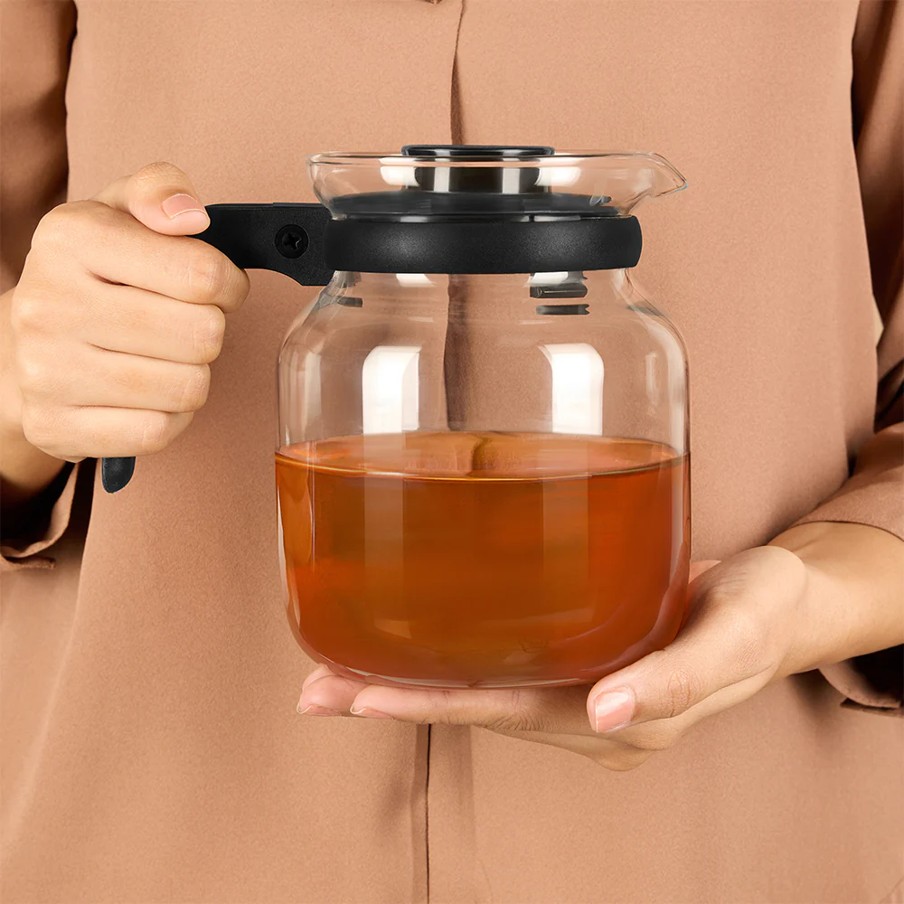 Borosil Carafe w Inbuilt Strainer, 1.2L