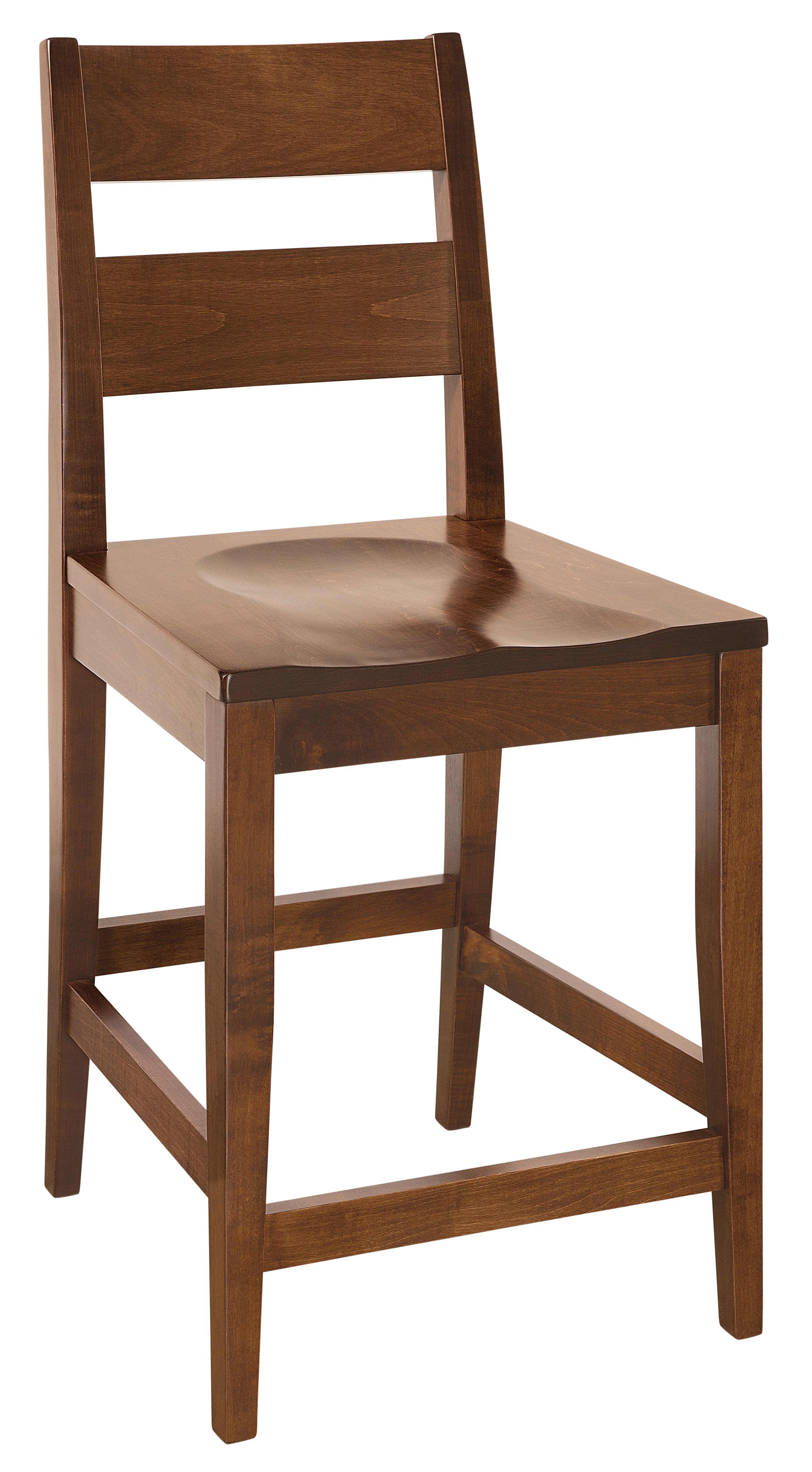 Amish Carson Stationary Bar Chair