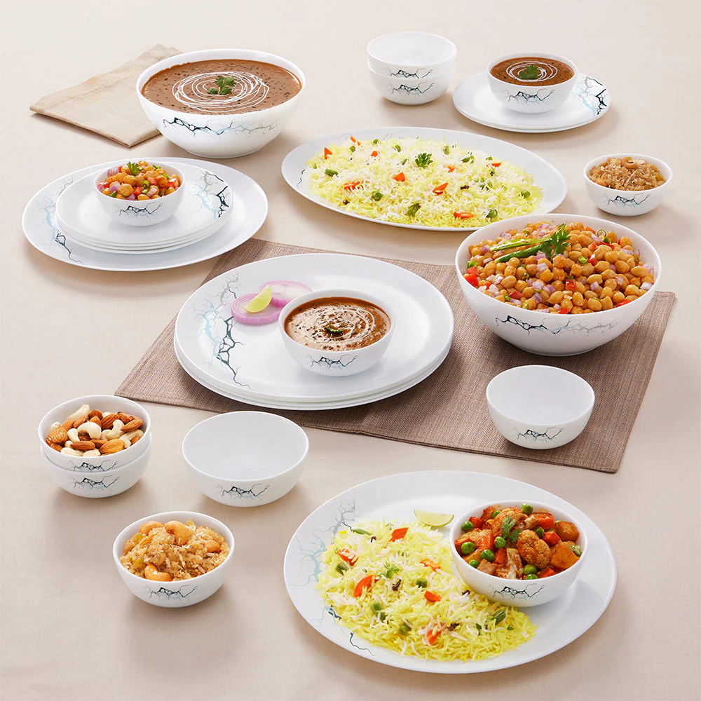 Larah by Borosil Sara Dinner Set, 10 pc