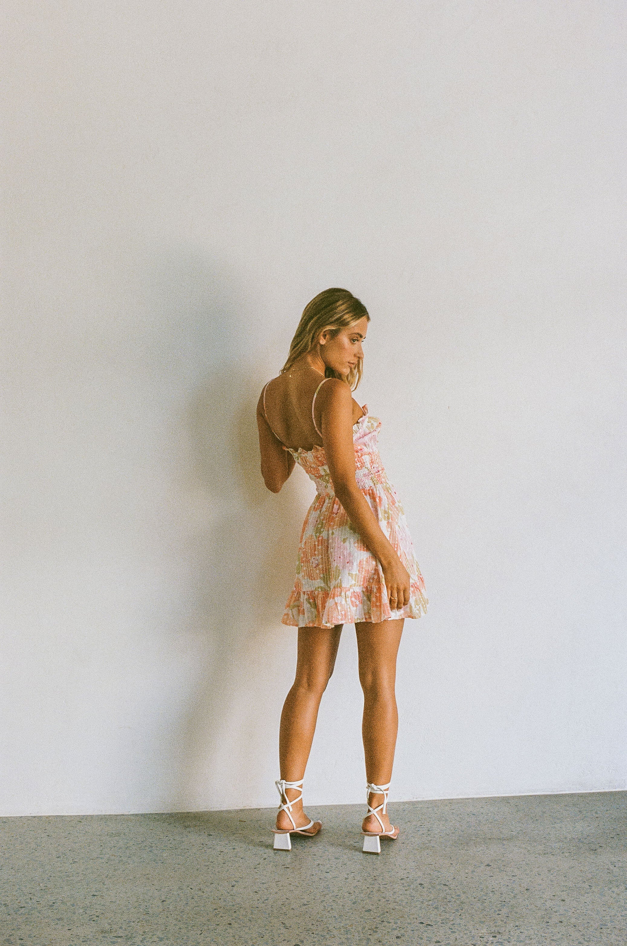 SAMPLE-Karolina Shirred Dress