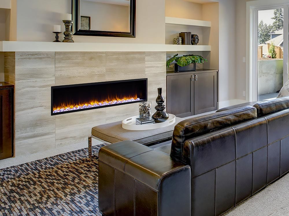 SimpliFire 78-in Scion Linear Built-In Electric Fireplace