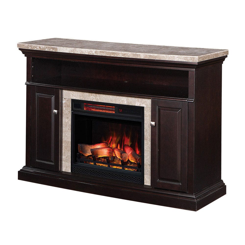Brighton Electric Fireplace Media Console in Coffee Black - 23MM1424-X445