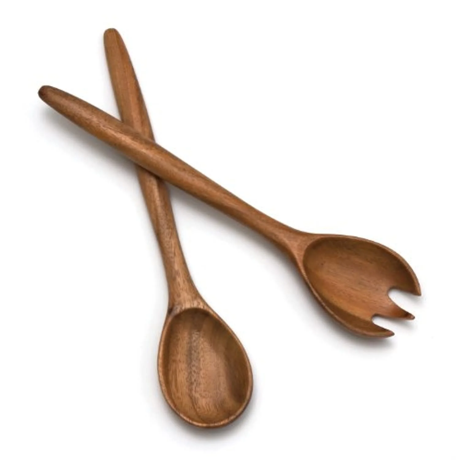 Acacia Oblong Salad Servers, 12