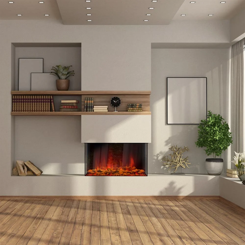 Dynasty 35-in Melody Multi-Sided Smart Linear Electric Fireplace
