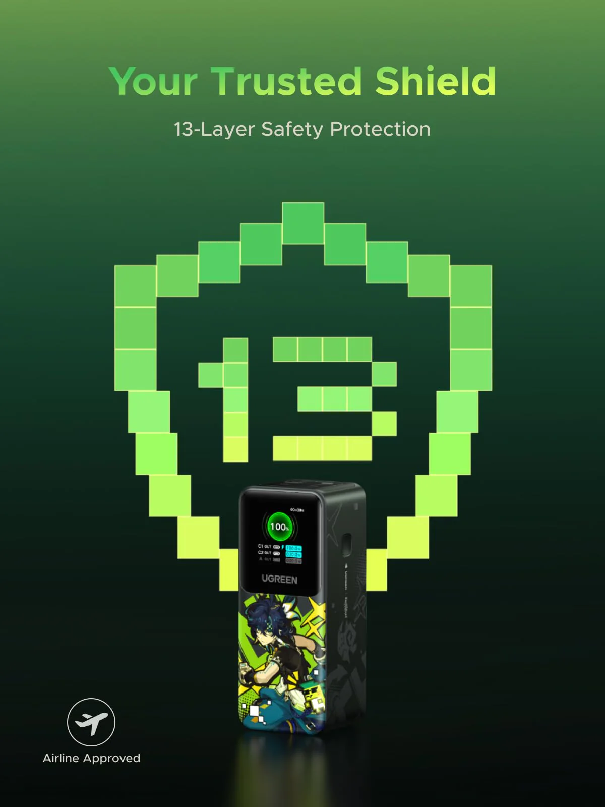 UGREEN Nexode Powerbank Genshin Impact Edition