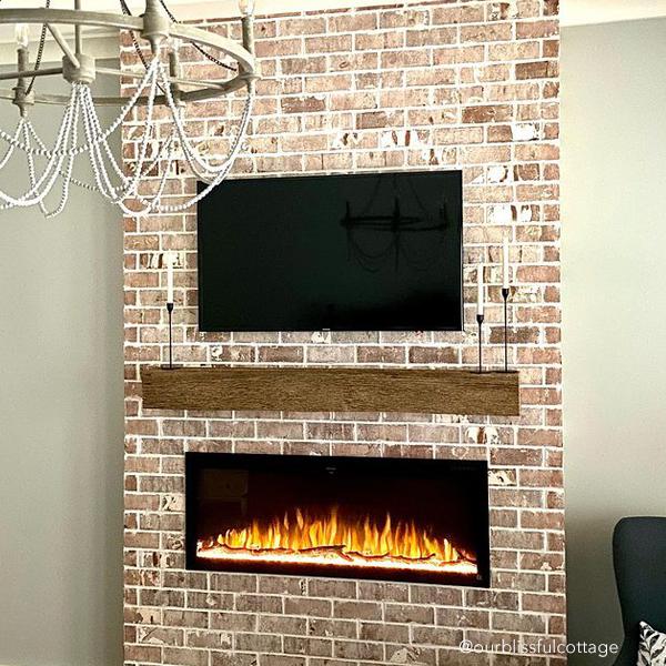 Sideline Elite 50 Inch Recessed Smart Electric Fireplace 80036